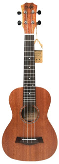 21 Inch Ukulele Mahogany Soprano Beginner Ukulele Guitar Dolphin Pattern Ukulele Mahogany Neck Delicate Tuning Peg 4 Strings Woo