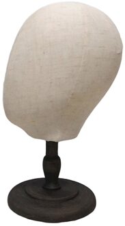 21 ''Pruik Mannequin Tafelblad Hoed Hoofddoek Houder Display Oefenpop Stand Model Rack Low zwart