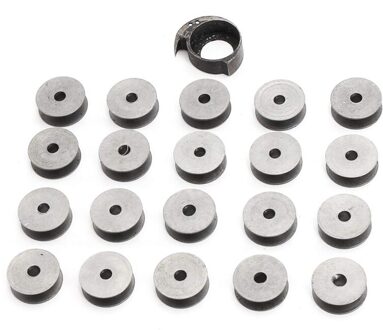 21 Stks/set Duurzame Metalen 20Pcs Kleine Klossen En 1Pc 29K Spoelhuishaak Voor Singer Naaimachine Diameter 5/8Inch
