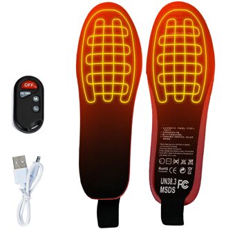 2100Mah Eva Unisex Elektrische Verwarmde Inlegzolen Led Draadloze Afstandsbediening Thermische Oplaadbare Verwarming Warm Pad Voor Winter Sport groot