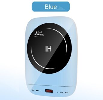 2100W Inductie Fornuis Fire Boiler Waterdicht Inductie Koken Plaat Kachel High-Power Kookplaat Brander lucht blauw