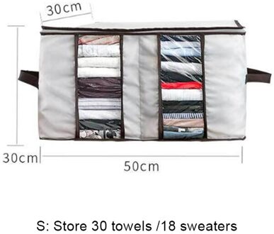 210D Oxford Draagbare Kleding Opbergtas Organizer Folding Closet Trui Organisator Voor Kleding Kussen Dekbed Deken Beddengoed