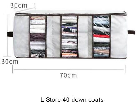 210D Oxford Draagbare Kleding Opbergtas Organizer Folding Closet Trui Organisator Voor Kleding Kussen Dekbed Deken Beddengoed