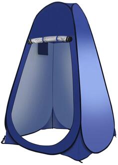 210D Volautomatische Outdoor Dressing Tent Quick-Open Douche Zwemmen Veranderende 4 Seizoen Outdoor Ultralight Camping Tent Blauw