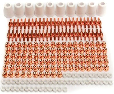 210X Air Plasma Cutter Verbruiksartikelen Elektrode Tip Kit Voor Torch Pt-31 Lg-40 Cut50