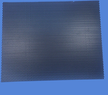 210x160mm-4 Car Audio Tweeter Speaker Conversion Net Cover Decorative Circle Square Metal Mesh Grille Protection #Black