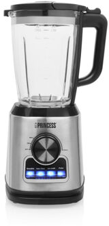 212094 Blender Solid Pro - 1,75L Glazen kan - 1400 Watt - Luxe blender Zilverkleurig