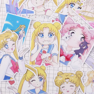 21pcs/ pack Creative Cute Self-made Sailor Moon 4 Scrapbooking Stickers /Decorative Sticker /DIY Craft Photo Albums