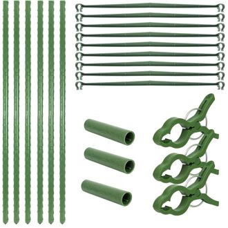 21Pcs Tomaten Kooi Gemonteerd Plant Groente Trellis Ondersteuning Stakes Voor Indoor Pot Outdoor Gebruik Tuin