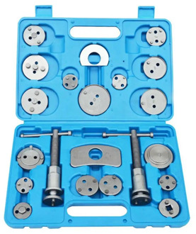 21pcs Universal Auto Car Precision Disc Brake Caliper Wind Back Tool Kit Brake Pad Brake Pump Brake Piston Car Repair Tool Kit