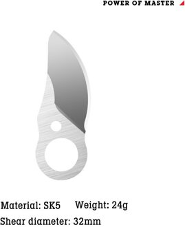 21V Draadloze Snoeischaar Elektrische Snoeischaar Met 4000Mah Lithium-Ion Batterij Efficiënte Fruit Boom Bonsai Snoeien Takken cutter 1stk 32MM mes