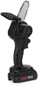 21V Elektrische Saw Snoeizaag Mini Kettingzaag Oplaadbare Kleine Elektrische Zagen Voor Houtbewerking Tuingereedschap Logging Mini Geborsteld zonder accu