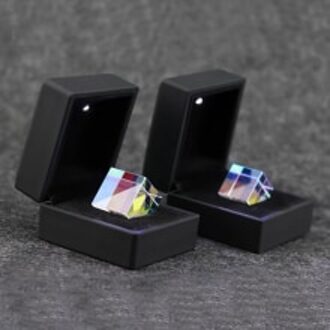 22*22*22Mm Creatieve Optische Ornamenten Wetenschappelijk Experiment Prisma Fysieke Breking Kleur Combinatie Prism