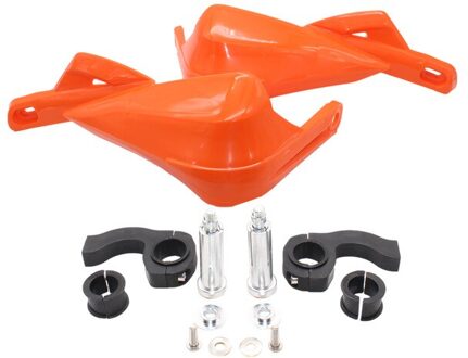 22/28Mm Motorcycle Hand Guards Brush Bar Hand Guard Stuur Protector Voor Kawasaki Yamaha Duke 125 250 390 690 790 1290 oranje