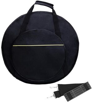 22 Inch Cimbaal Gig Bag Met Handvat En Rugzak Riemen, 10Mm Dikke Gewatteerde Katoen Voor Perfecte Bescherming, Voor Opslag