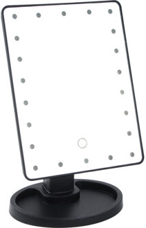 22 LED Light Touch Screen Make-Up Spiegel 1X/2X/3X/10X Vergrootglas 3 Opklapbare Compact spiegel Flexibele Cosmetica Spiegels roze 22 Lights reeks A