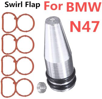 22 Mm Diesel Inlaatspruitstuk Swirl Flappen Verwijderen Blank Verwijdering Plug Bung Met Pakkingen Voor Bmw 2.0 N47 Aluminium