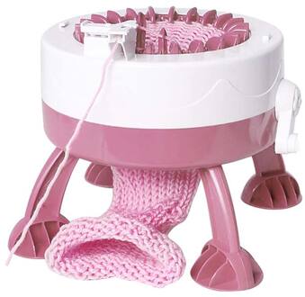 22 Naalden Roterende Dubbele Breien Loom Kit Voor Volwassenen Kids Breien Machine Sjaal/Hoed Ronde Weefgetouwen