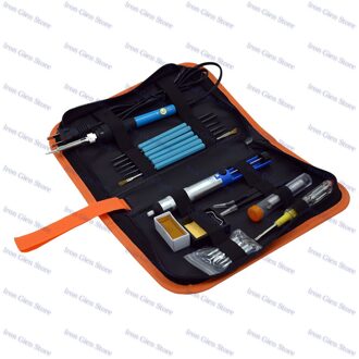 220/110V 60W Eu/Ons/Cn Plug Elektrische Soldeerbout Kits Verstelbare Temperatuur Lassen Reparatie hulpgereedschappen Met 5 Tips Stand CN Solder Iron reeks