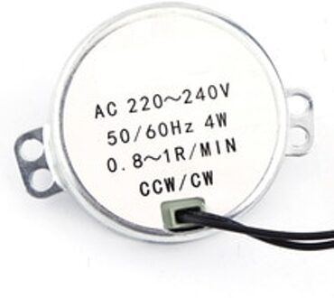 220-240V Motor AC Elektrische Synchrone Motor Motorreductor 4W CW/CCW Gear Motor 0.8- 1/2. 5-3/5-6 RPM