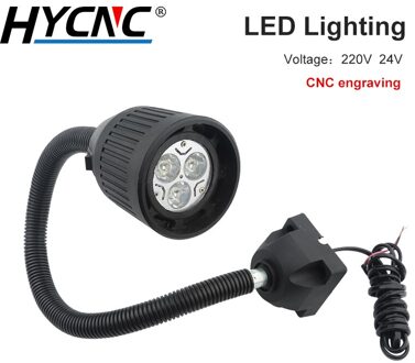 220 / 24V Led Machine Tool Werk Licht Zwanenhals Industriële Cnc Graveermachine Tool Freesmachine Verlichting Lamp 220V