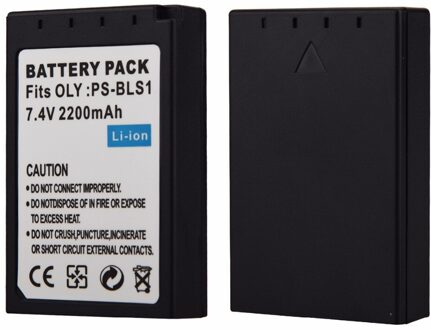 2200 mah PS-BLS1 BLS-1 BLS1 Batterij voor Olympus OLY. EP2 EPL1 EPL2 EP1 BLS5 E-400 EVOLT E-410 EVOLT E410 E-420 E-410 E-620 E-450