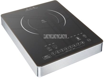 2200W 36*28cm Touch Control Mini Elektrische Keramische Kookplaat Inductie Kookplaat 65 versnelling Temperatuur Verstelbare Geen Straling kookplaat licht grijs