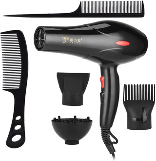 2200W Professional Negative Ion Hair Dryer Fan Home Use Hot Cold Blow Drying Barber Salon Blower Diffuser Concentrator Nozzles