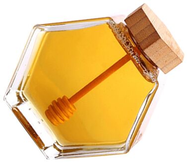 220Ml Afdichting Glas Honing Pot Milieuvriendelijk Clear Jampot Met Dipper Voor Home Kitchen Gebruik afbeelding 1 1