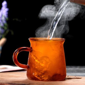 220Ml Glas Cup Set Kleur Borosilicate Hittebestendige Koffie Melk Sap Retro Retro Solid Keuken Thuis Drinken Gebruiksvoorwerpen cup1