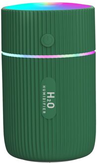 220Ml Mini Aroma Diffuser Marquee Luchtbevochtiger Portablemist Maakt Luchtbevochtigers Met Nachtlampje Air Frisser Voor Home Office groen
