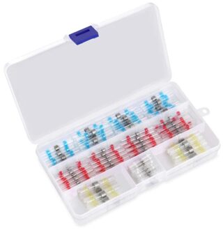 220Pcs Solder Seal Draad Connectors Kit, Krimpkous Stootverbinders, Waterdicht En Geïsoleerde Elektrische Draad Terminals