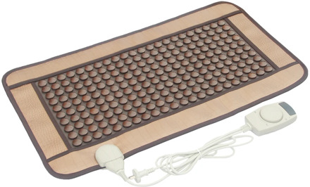 220PCS tourmaline stone POP RELAX heating tourmaline magnetic therapy flat mat PR-C06A Germanium stone physiotherapy pad 45x80cm