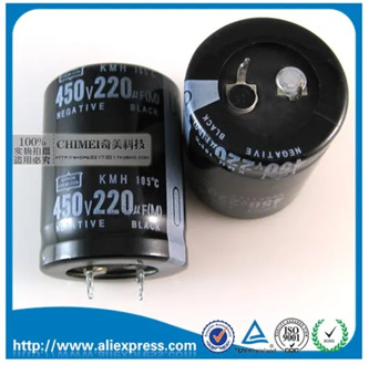 220UF 450V Aluminum electrolytic capacitors size 25*40mm 450 V / 220 UF Electrolytic capacitor