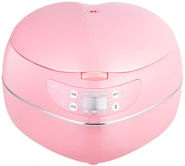 220V 1.8L 300 W Hartvormige Rijstkoker 9 Uur Isolatie Stereo Verwarming Aluminium Liner Smart Afspraak 1-3people Gebruik Roze