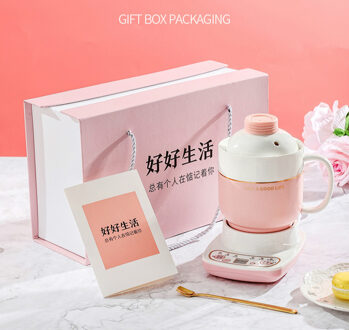 220V 120w 0.6L Multi-functionele automatische gezondheid cup elektrische slowcooker Bone china Keramische kookpan pakket