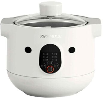 220V 1L Huishoudelijke Elektrische Keramische Stoven Machine Draagbare Slow Stewer Automatische Soep Pap Stewer Dessert Multi Fornuis wit / Au