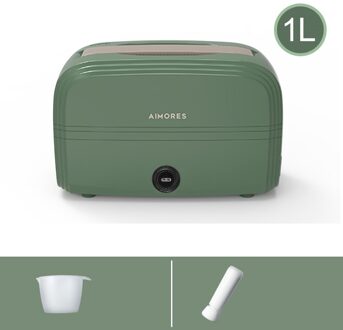 220V 1L Mini Draagbare Elektrische Maaltijden Lunch Verwarming Doos Elektrische Rijstkoker Automatische Multi Cooker Voor Reizen Hotel mechanical / Au