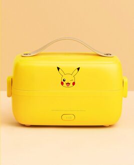 220V 250 W 1L Draagbare Elektrische Lunchbox Rijstkoker 360 Graden Stoom Cyclus Verwarming Kokend Stoom Voedsel Pp + 304 Roestvrij Staal Geel