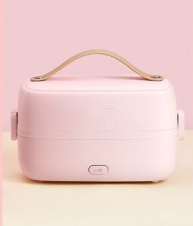 220V 250 W 1L Draagbare Elektrische Lunchbox Rijstkoker 360 Graden Stoom Cyclus Verwarming Kokend Stoom Voedsel Pp + 304 Roestvrij Staal Roze