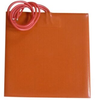 220V 280*280 Mm Industriële Silicone Heater Plaat Verwarming Pad Met Lijm