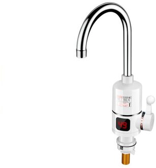 220V 3000W Boiler Tap Keukenkraan Doorstromers Douche Instant Kachels Tankless Verwarming Tap Eu plug