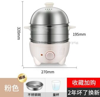 220V/350W De Halfbolvormige 304 Rvs Eierkoker Afgesneden Power Automatisch Grote Capaciteit 3.5L Ei stoomboot