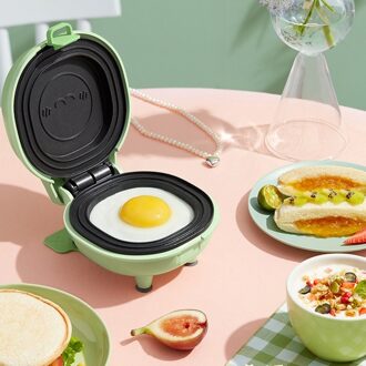 220V 350W Mini Multifunctionele Ontbijt Brood Sandwich Wafel Koude Pers Machine Food Grade Anti-aanbak Coating Broodrooster roze