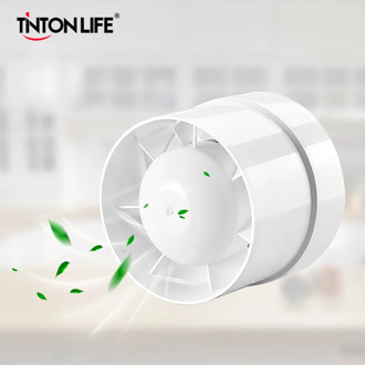 220V 4/6inch Duct Exhaust Fan Pipe Vent Air for Window Wall Bathroom Toilet Kitchen Restaurant Meeting Room