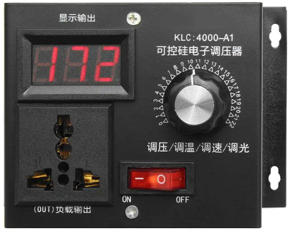 220V 4000W Variable Voltage Controller For Fan Speed Motor Control Dimmer Speed Temperature Voltage Adjustment
