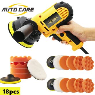 220V 5 Inch 600W Polijstmachine Elektrische Auto Polijstmachine Machine Goede Car Care Sander Buffer Accessiors 220 V-230 V