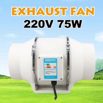 220V 6 Inch Low Noise Inline Duct Hydroponic Air Blower Fan Exhaust Fan for Home Bathroom Ventilation Vent and Grow Room Hot
