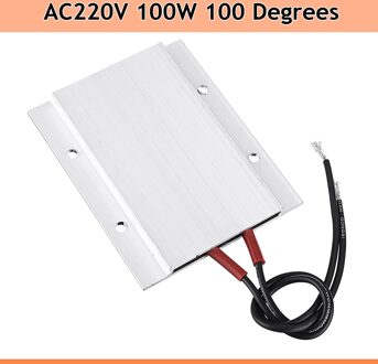 220V 60/80/100/120/180 Graden Constante Temperatuur Keramische Aluminium Heater Ptc Heater Ptc verwarmingselement Shell 77*62Mm 100W 100Degrees