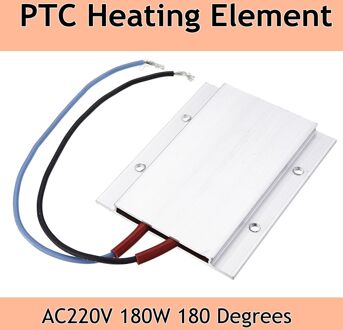 220V 60/80/100/120/180 Graden Constante Temperatuur Keramische Aluminium Heater Ptc Heater Ptc verwarmingselement Shell 77*62Mm 180W 180Degrees